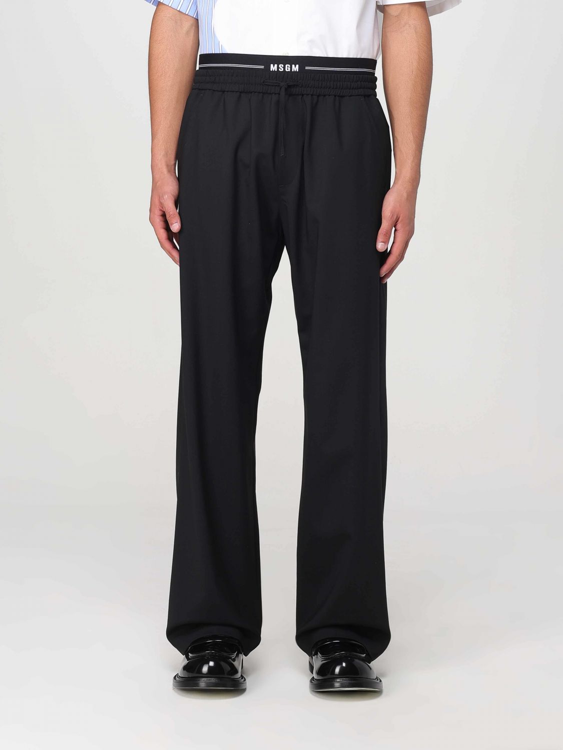 Pants Men color Black