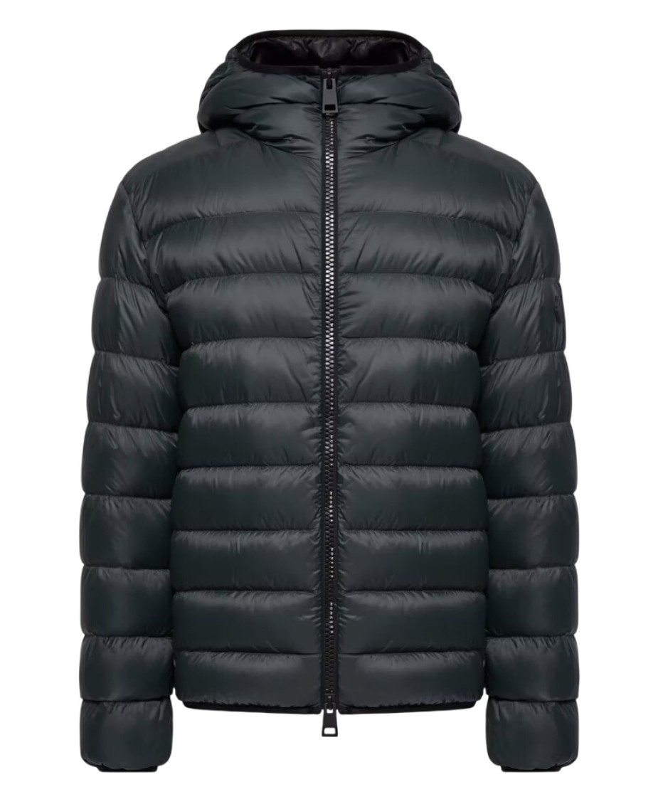 Moncler - alrai hooded long sleeve quilted coat