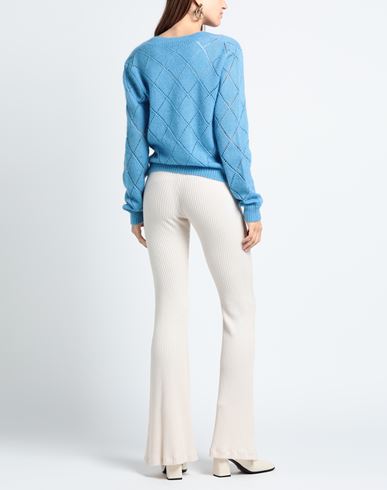 Woman Cardigan Azure Size S Nylon, Mohair wool, Wool