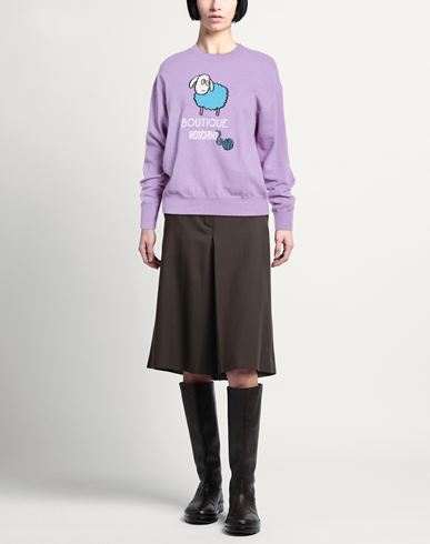 Woman Sweater Lilac Size 10 Virgin Wool, Cashmere