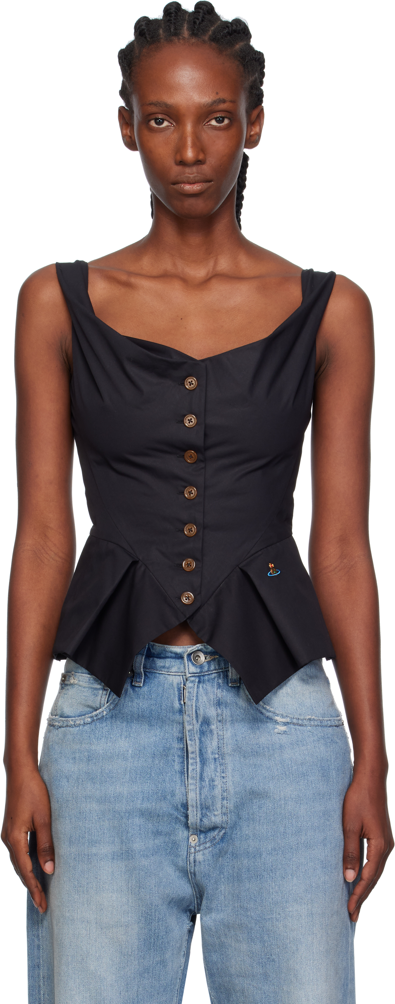 Black Monday Vest Top