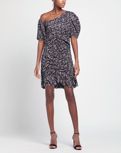 Woman Short dress Steel grey