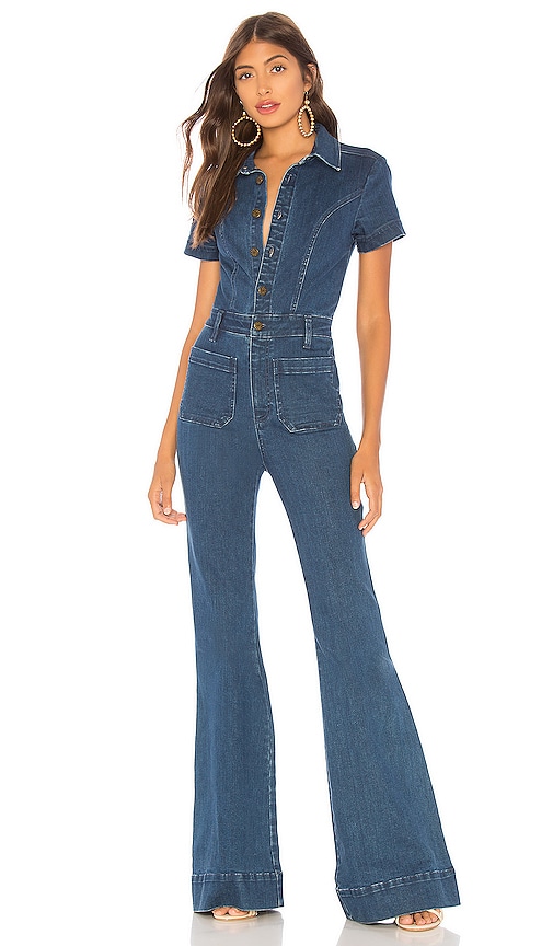 Show Me Your Mumu Everhart Jumpsuit in Blue. - L also in