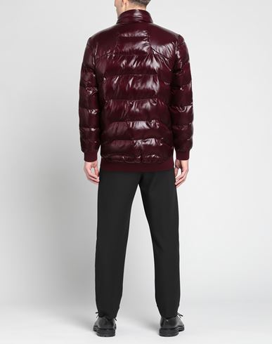 Man Puffer Burgundy Size L Polyamide