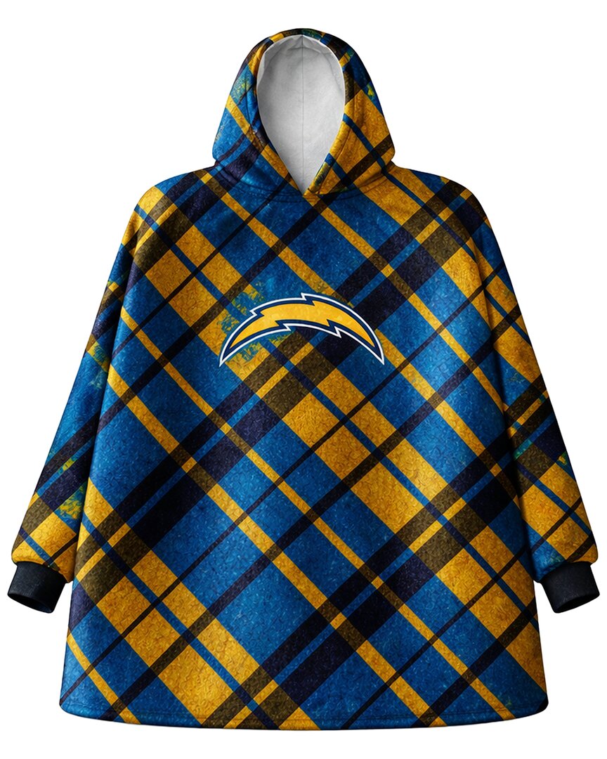 Los Angeles Chargers Nfl Team Hooded Sherpa Blanket