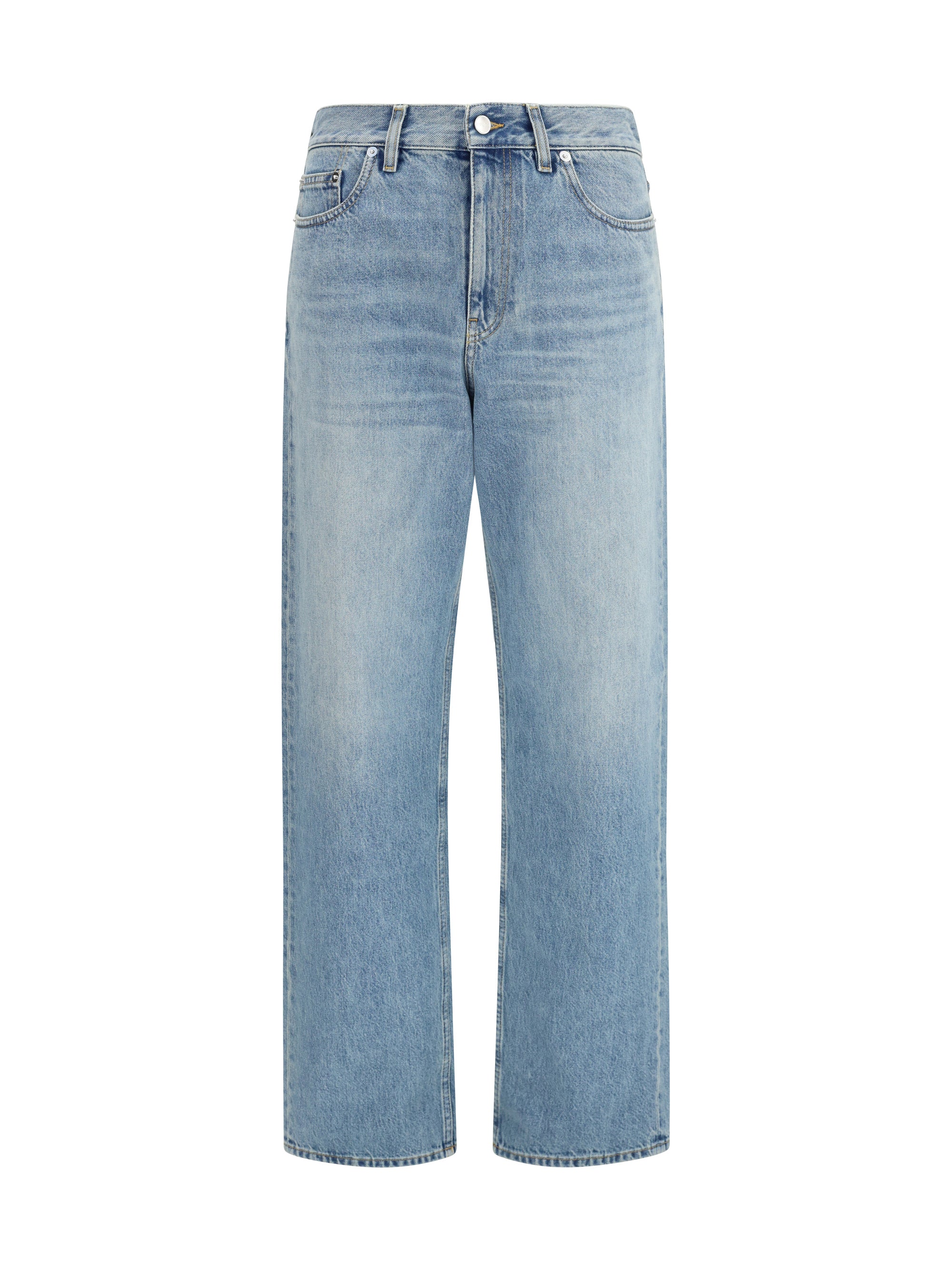 Certified Cotton Denim Jeans — Blue
