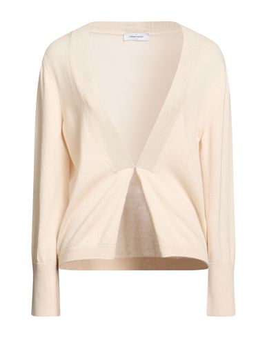 Woman Cardigan Cream Size 4 Virgin Wool, Viscose, Cashmere, Polyester, Metallic fiber