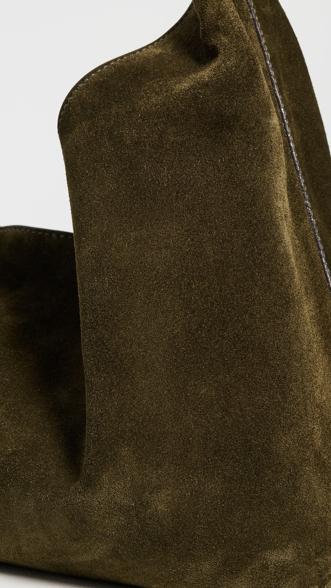 The Mylie Shoulder Bag in Italian Leather Loden One Size