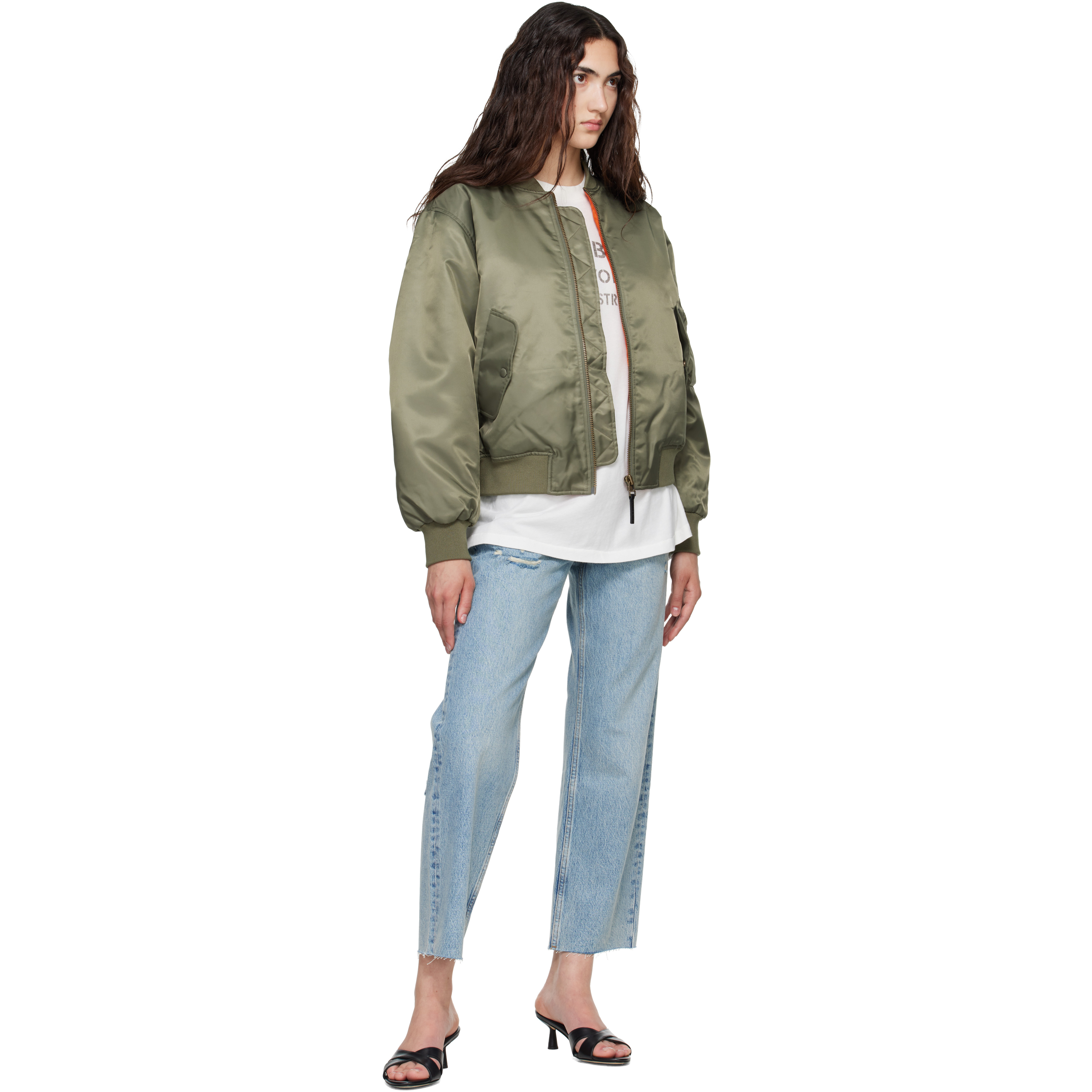 Khaki Leon Bomber Jacket