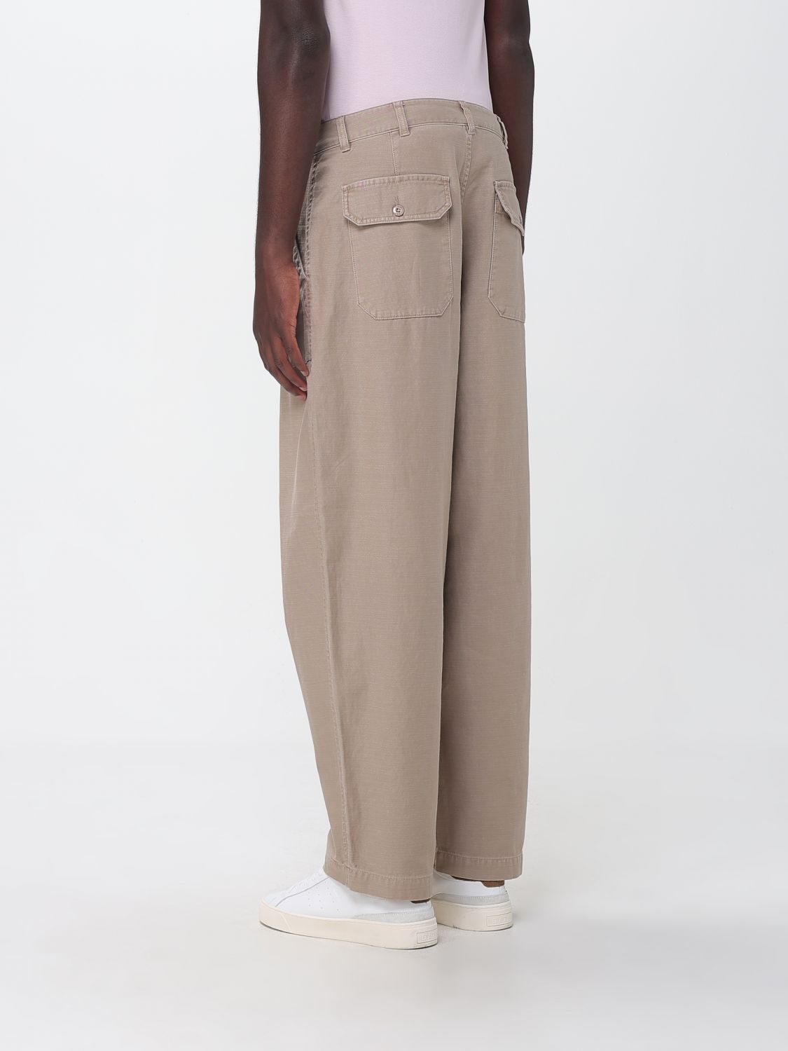 Pants Men color Beige