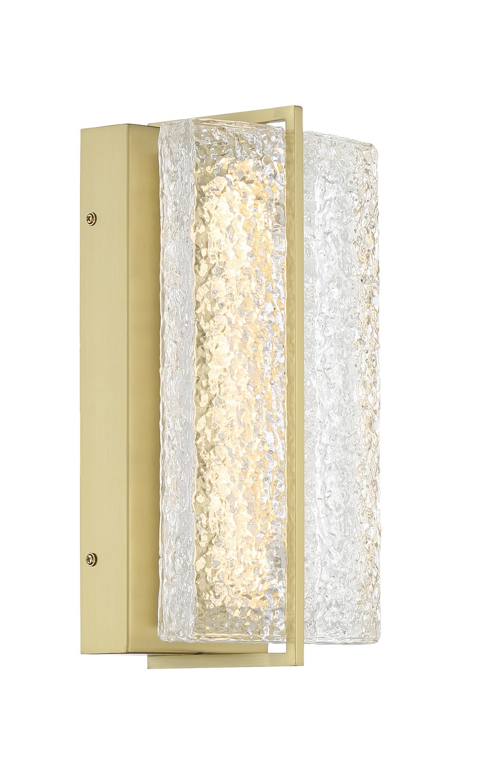 Soft Brass LED Wall Sconce from the Sevryn Collection