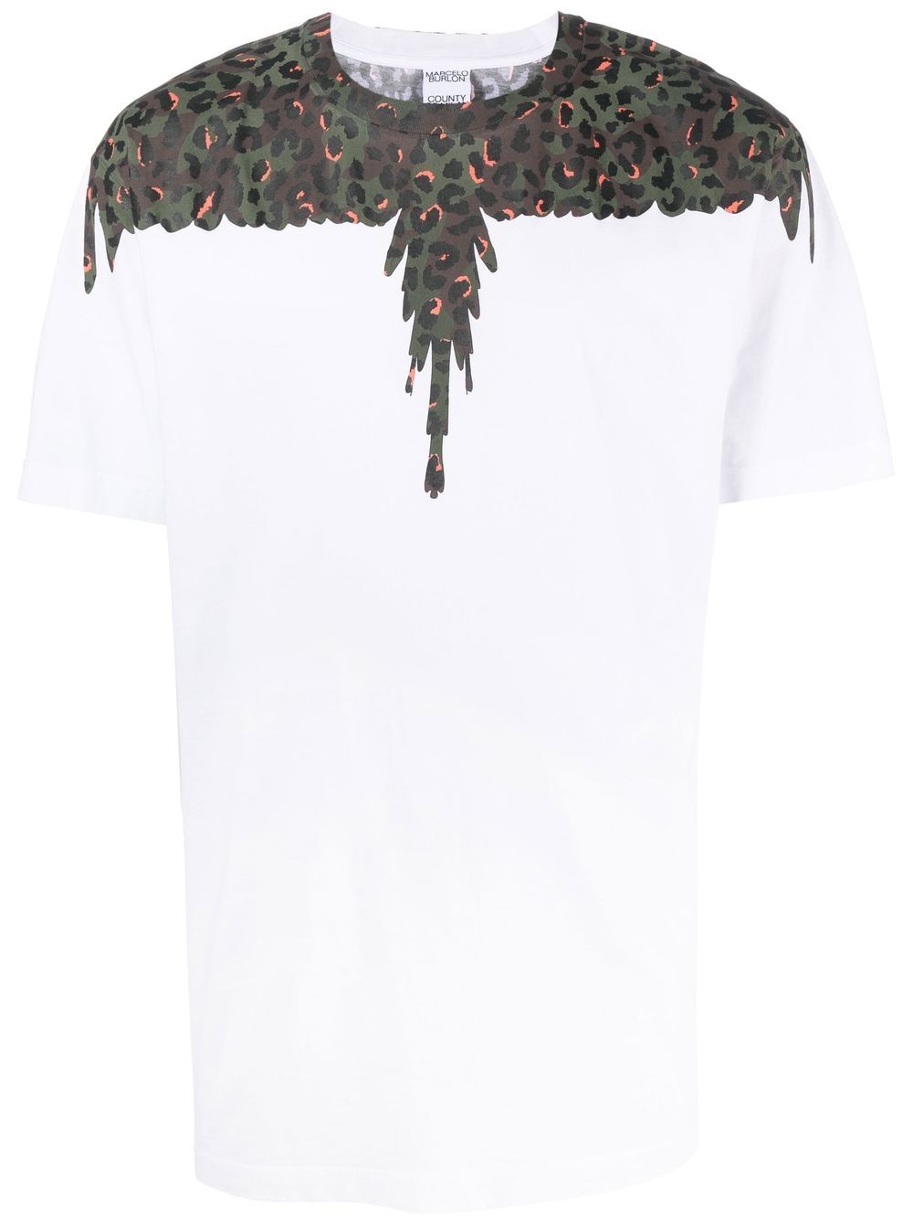 Animalier Wings organic cotton T-shirt - White