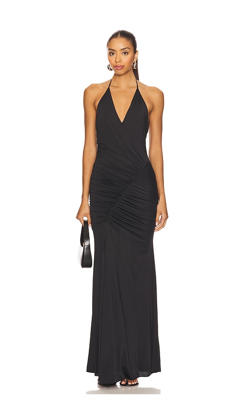 Superdown Blakly Maxi Dress in Black.  XS. Also in L, M, S