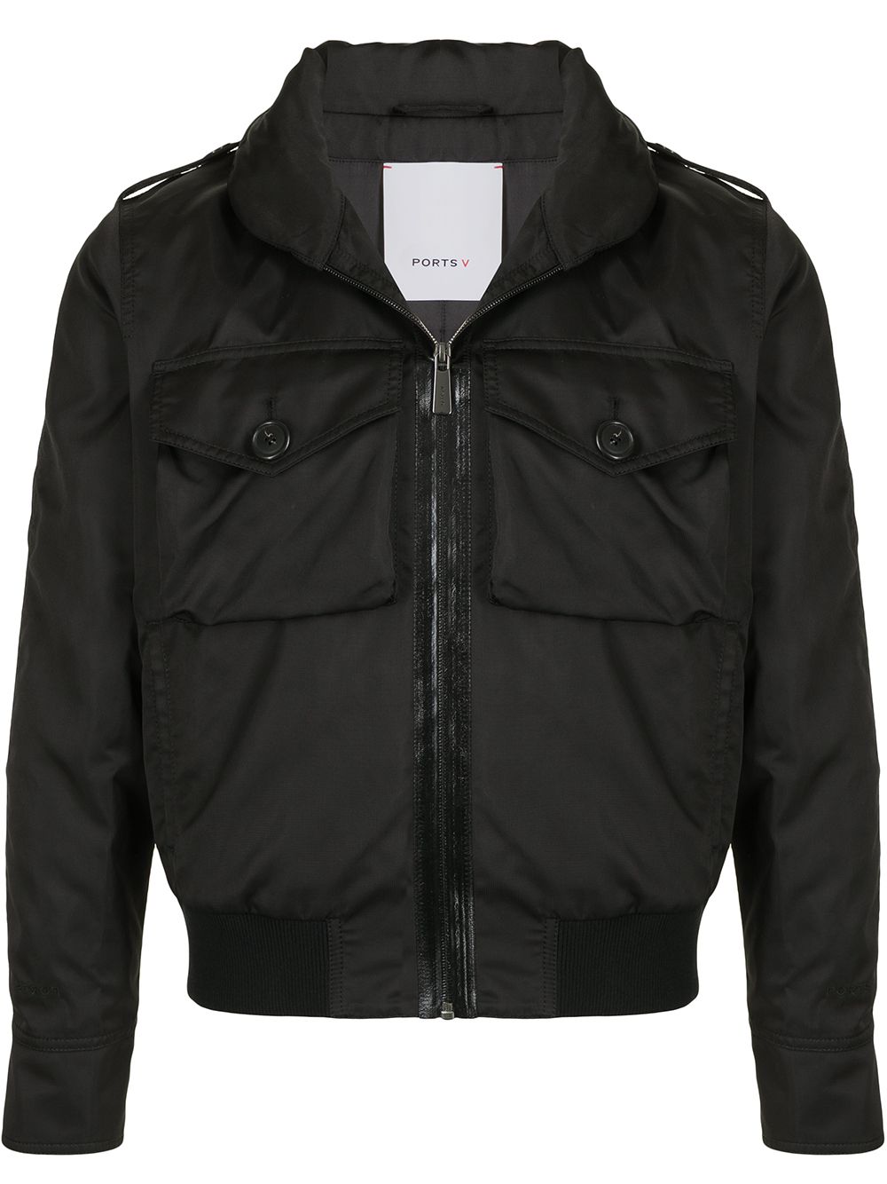 Pocket front bomber - Black