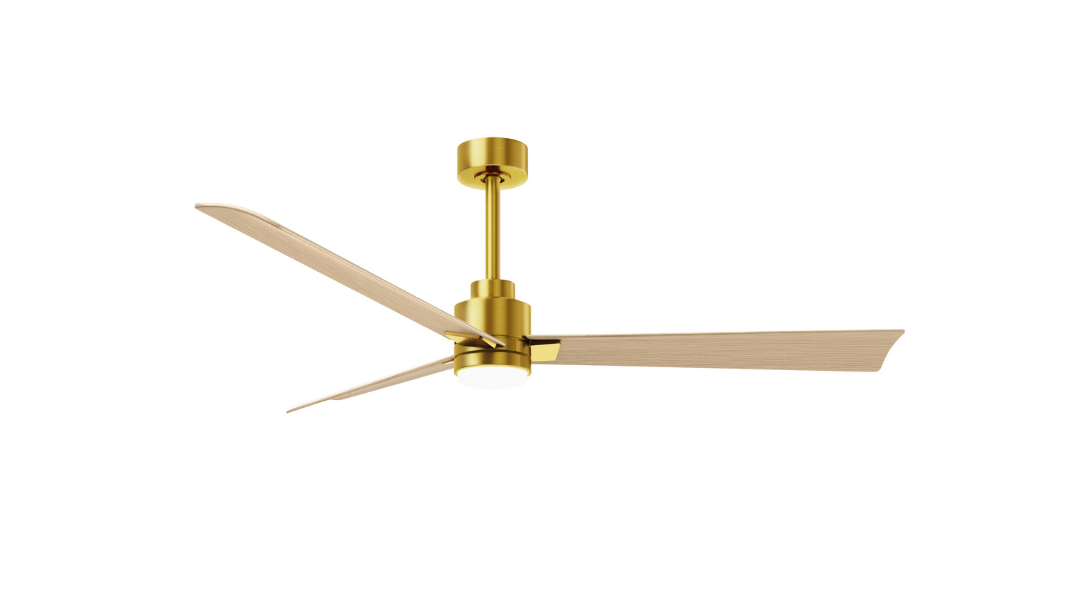 Brushed Brass 56" Ceiling Fan from the Alessandra - LK Collection