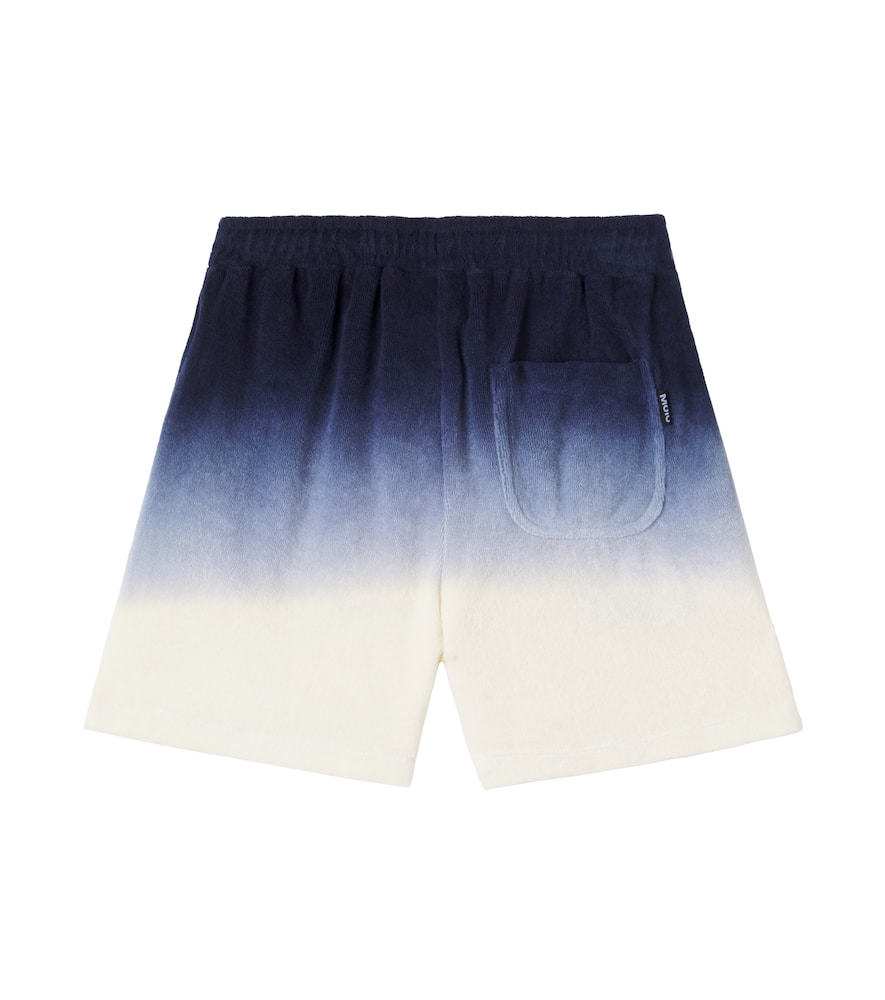 Abay ombré cotton terry shorts