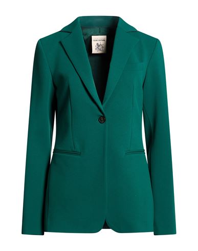 Woman Blazer Green Size 6 Viscose, Polyamide, Elastane, Polyester