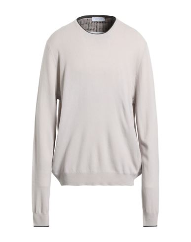 Man Sweater Light grey Size 48 Wool, Cashmere, Viscose