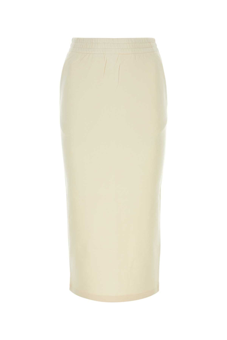 Cream Cotton Skirt