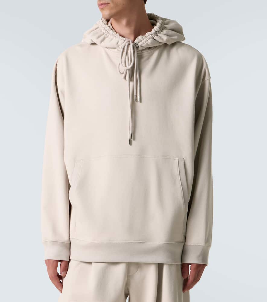 Cotton jersey hoodie