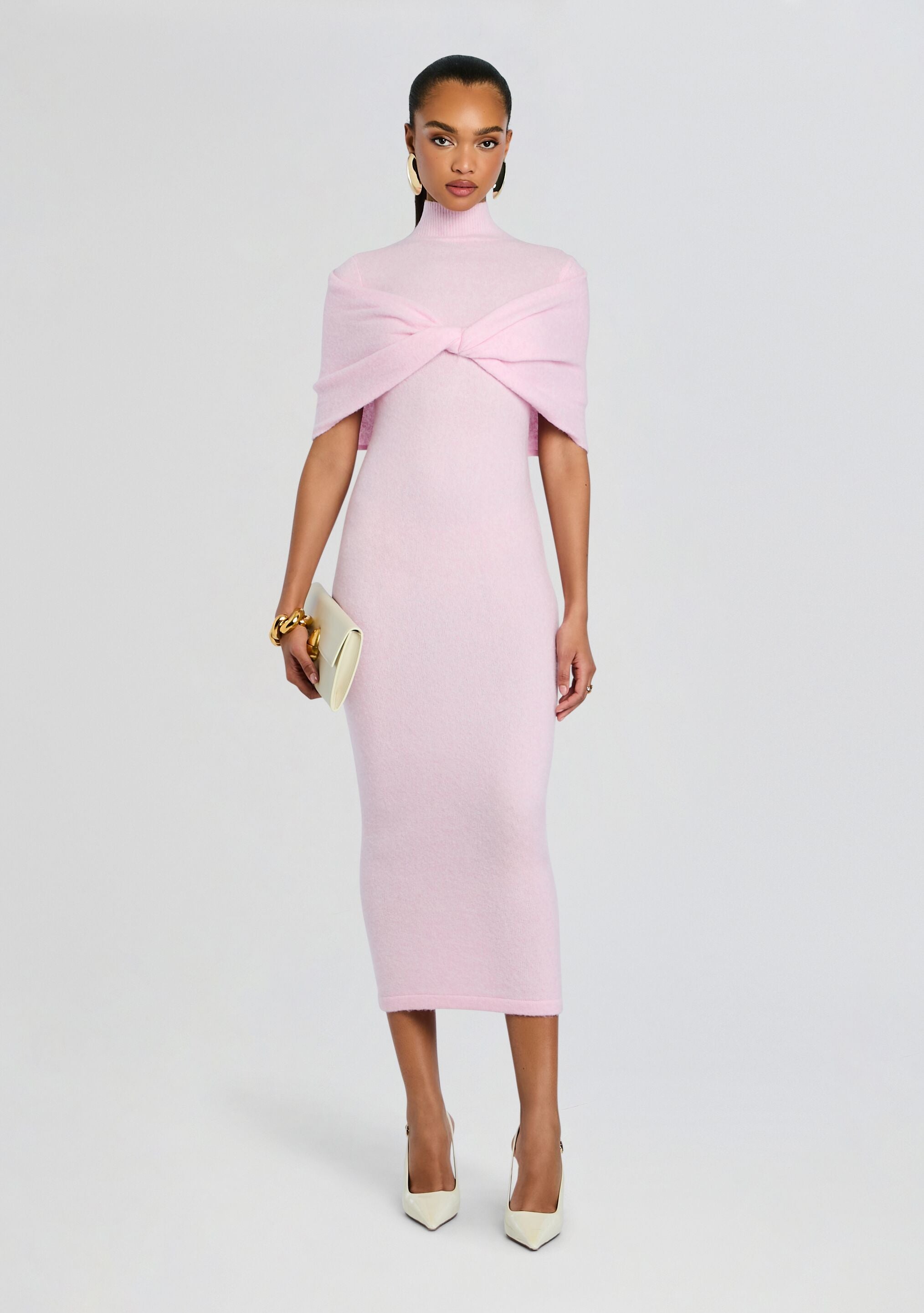 Wisteria Knit Midi Dress