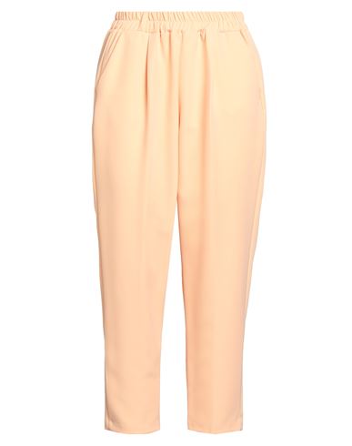 H2o Italia Woman Pants Apricot Size L Polyester, Elastane
