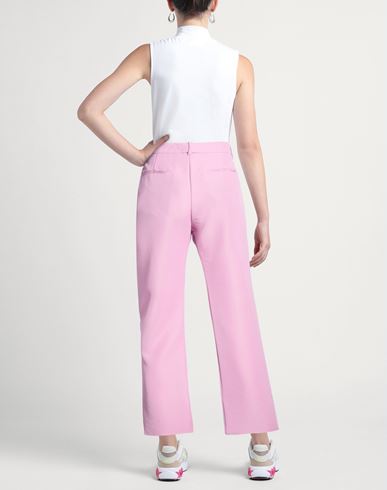 Woman Pants Pink Size 2 Virgin Wool, Viscose