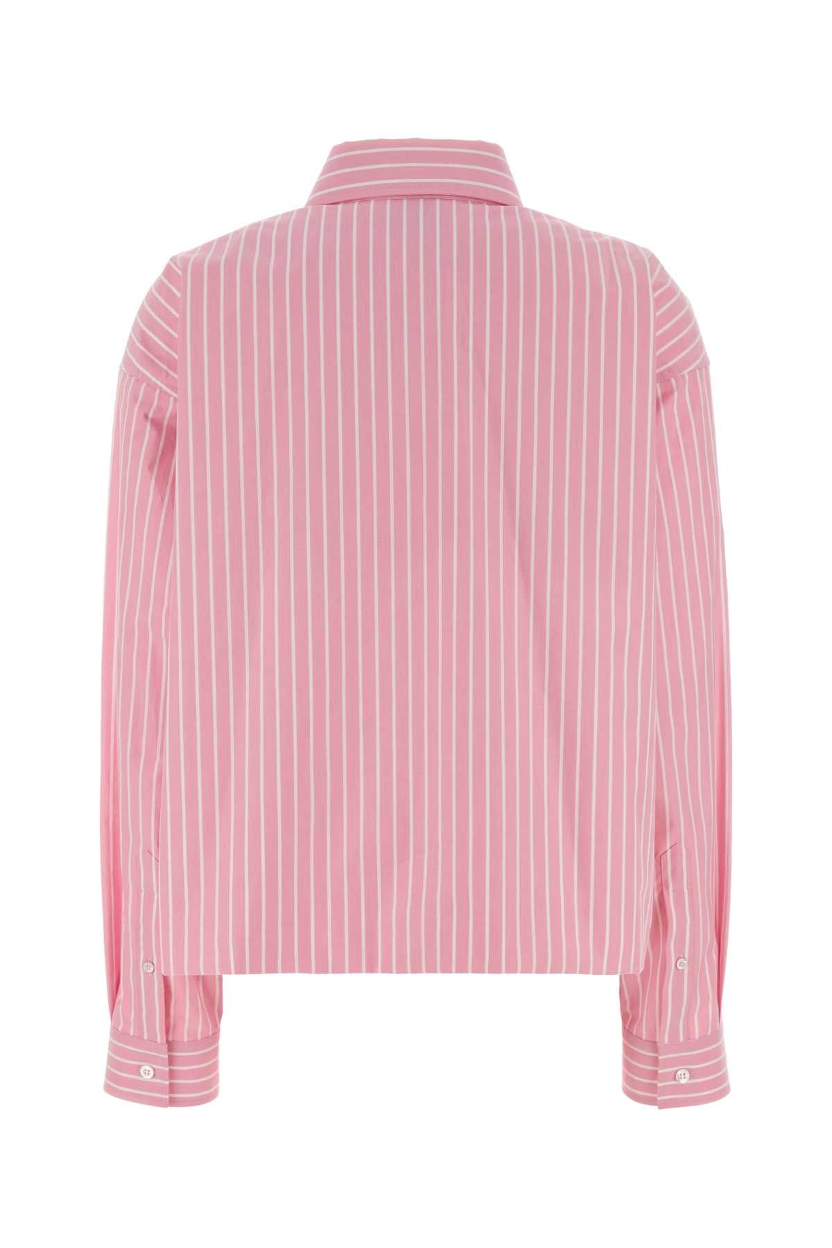 Balenciaga Embroidered Poplin Oversize Shirt