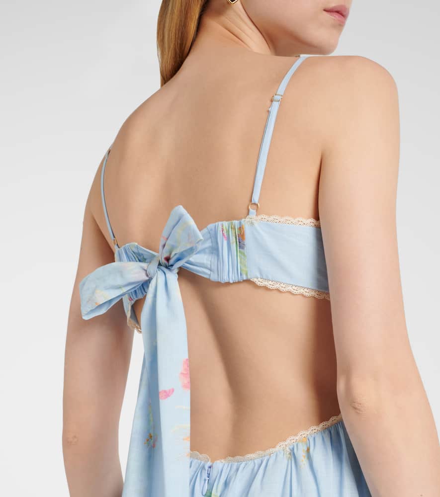 Zimmermann Lucky Picnic floral cotton maxi dress