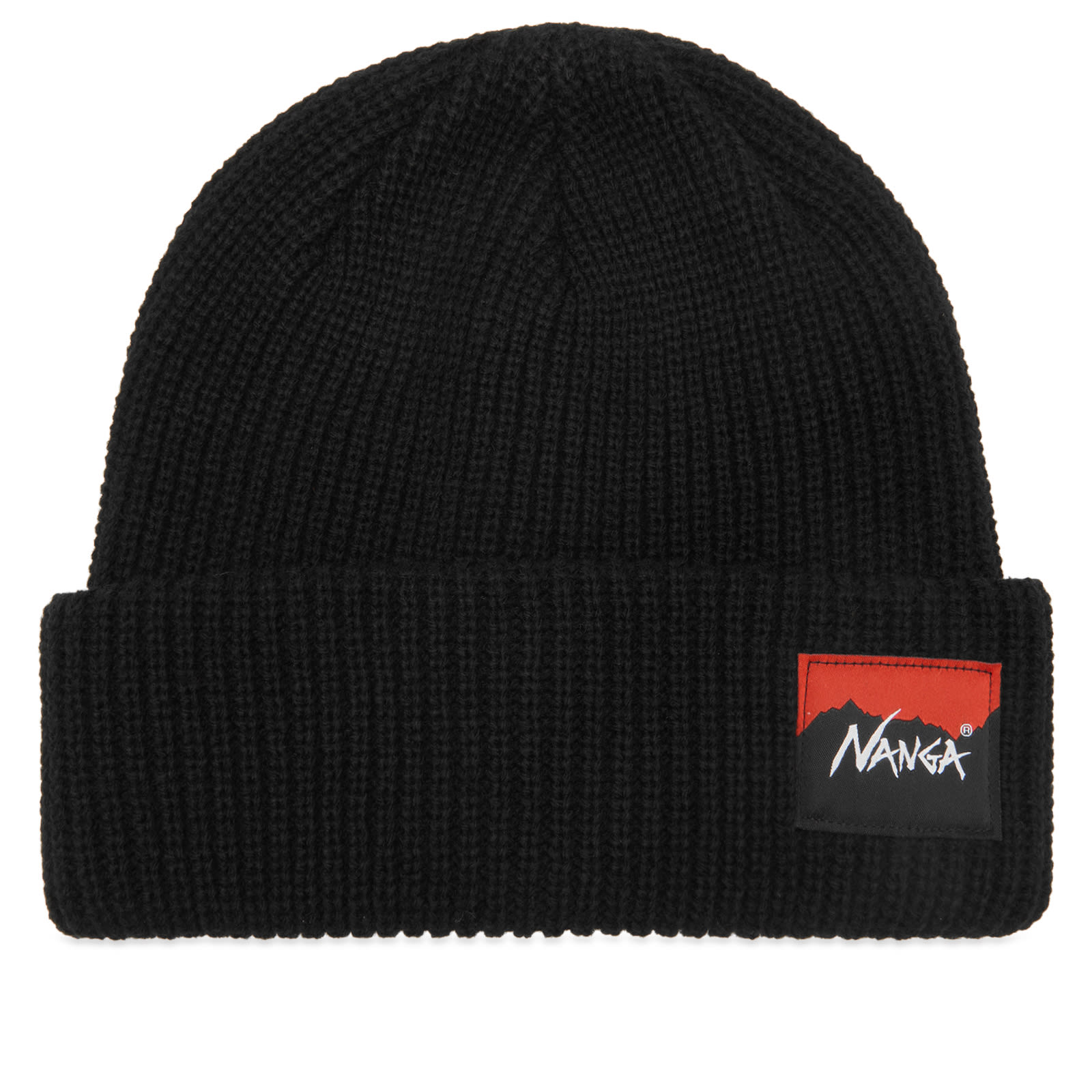 Men's Box Logo Bulky Beanie Black