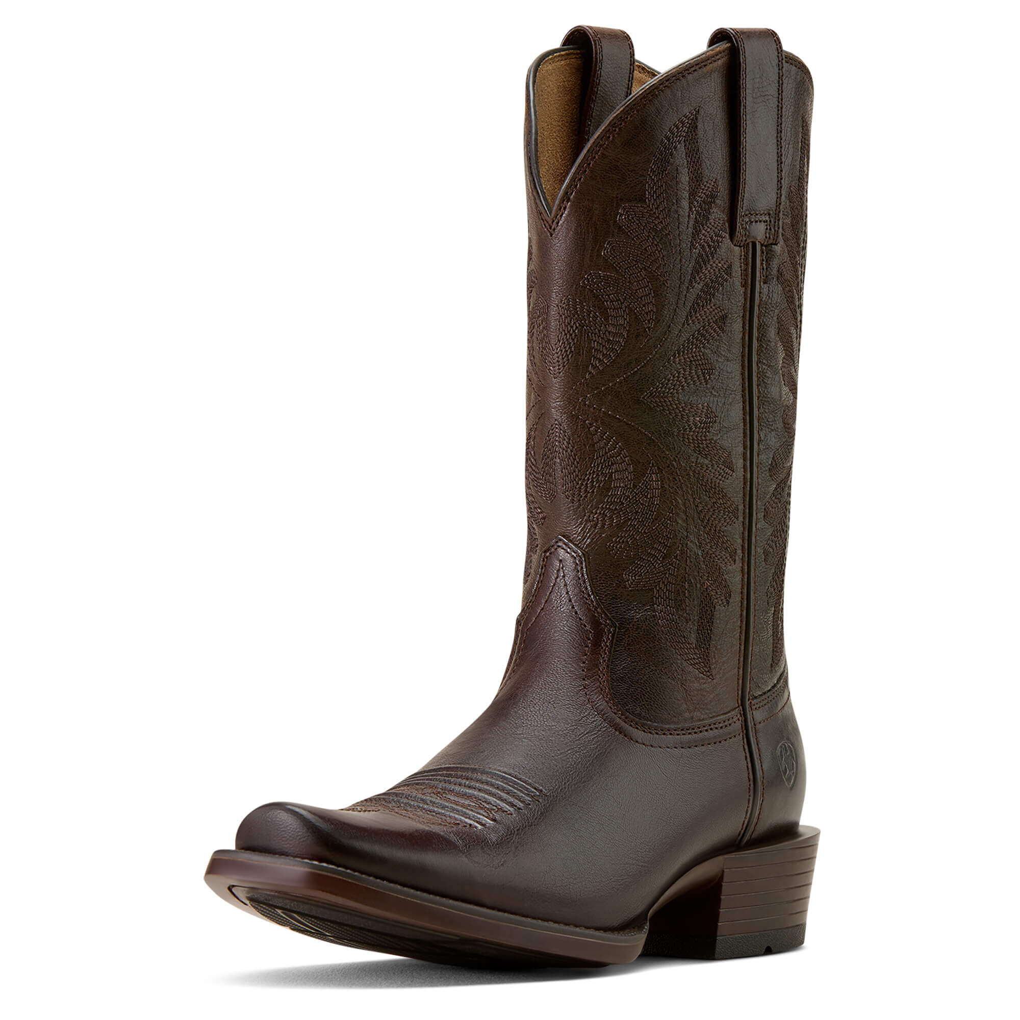 Men's Renegade Narrow Cutter Toe Western Boot in Burnished Chocolate, D Medium Width, Size 7, by