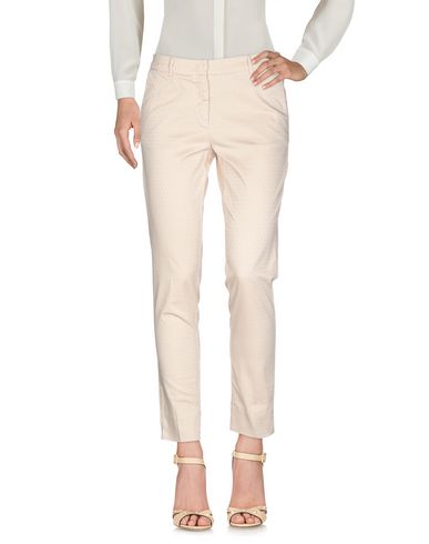 Rossopuro Woman Pants Sand Size 2 Cotton, Elastane