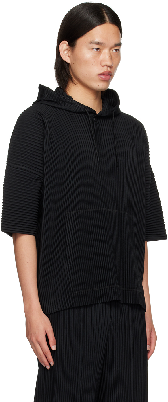 HOMME PLISSÉ ISSEY MIYAKE Black Monthly Color June Hoodie