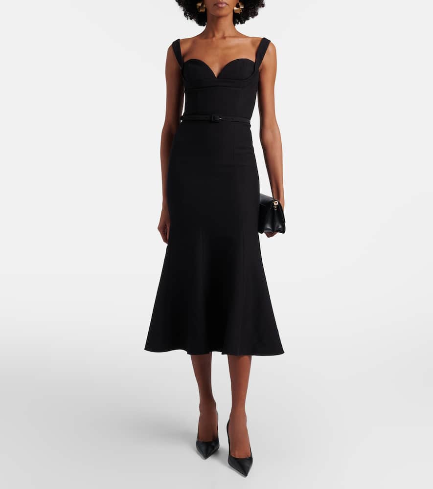 Belted corset dress