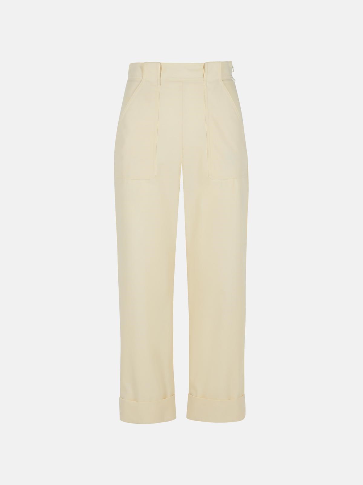 Palio' White Cotton Pants