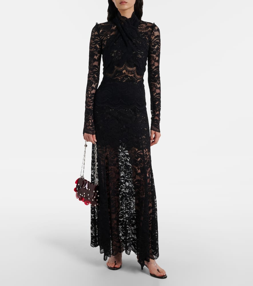 Floral lace top