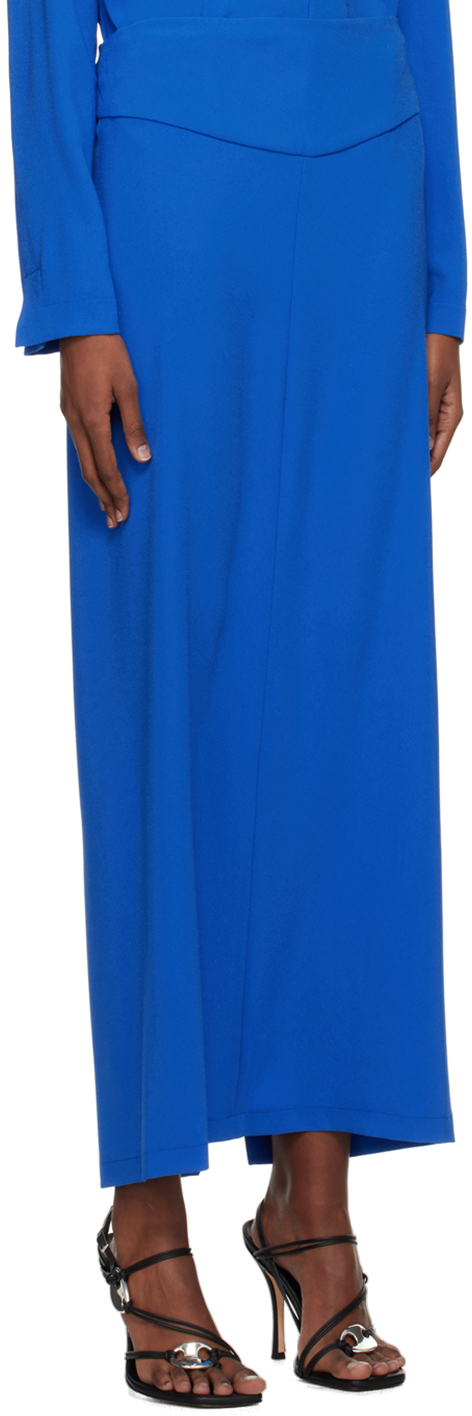 SSENSE Work Capsule Blue Staple Maxi Skirt