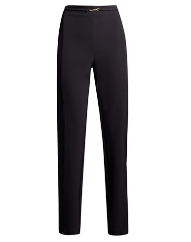 Woman Pants Black Size 12 Polyester, Elastane