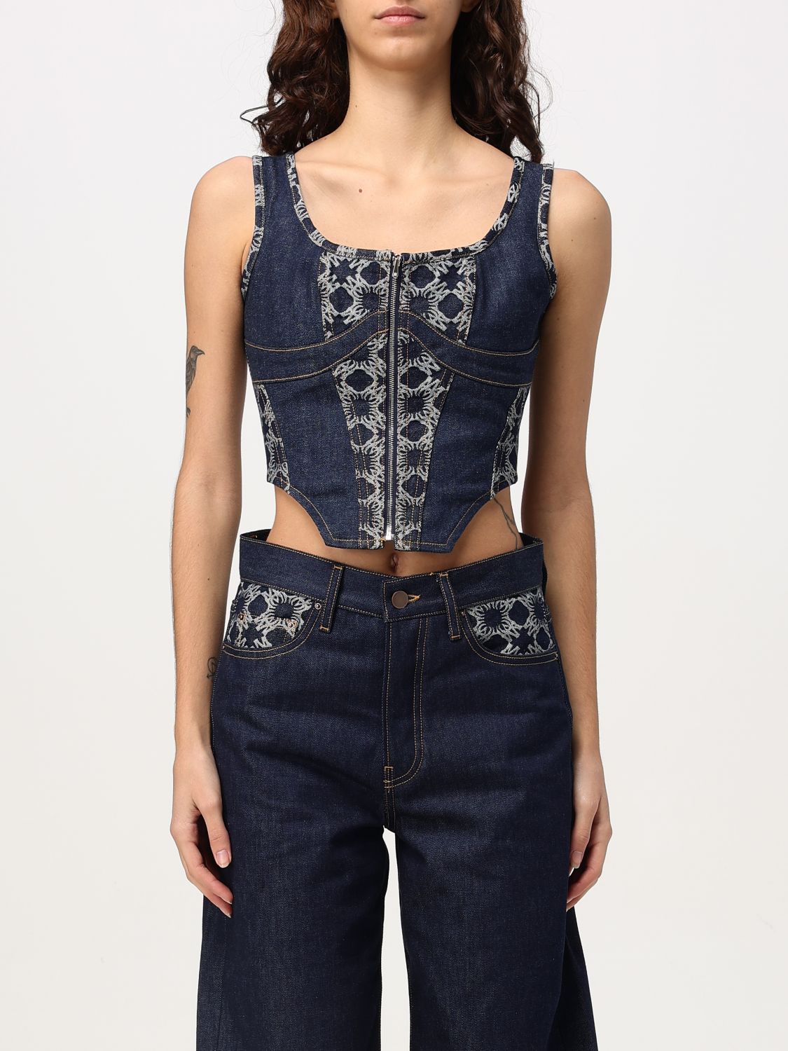 Top Woman color Blue