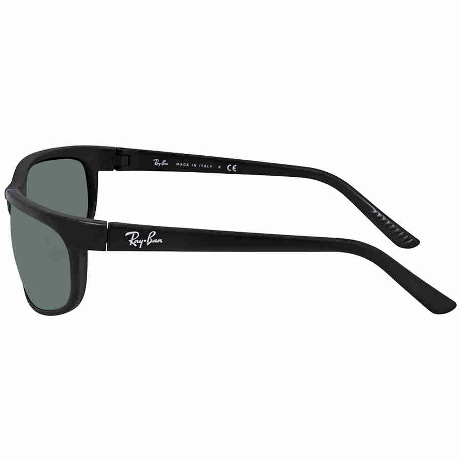 Predator 2 Green Classic G-15 Rectangular Mens Sunglasses RB2027 W1847