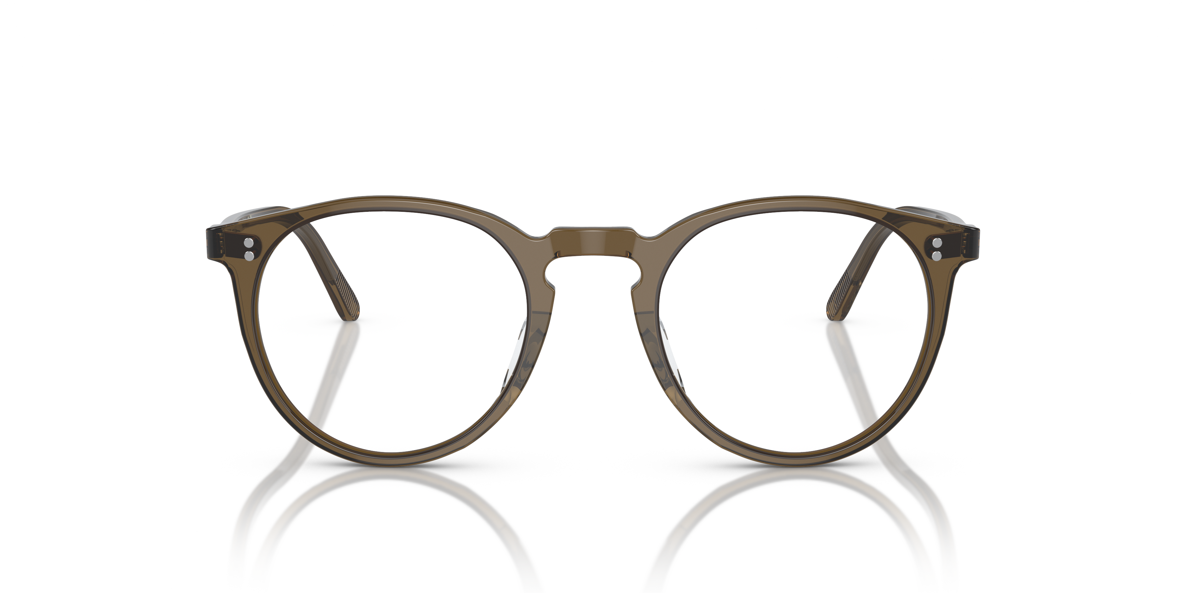 Oliver Peoples Uomo Oliver Peoples OV5183 O'MALLEY 1784 Montature da vista Acetato Marrone Trasparente Pantos Normale