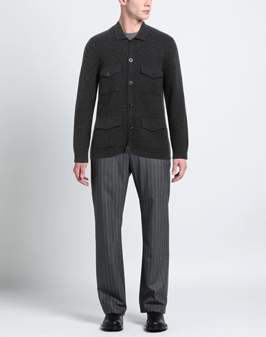 Man Cardigan Steel grey