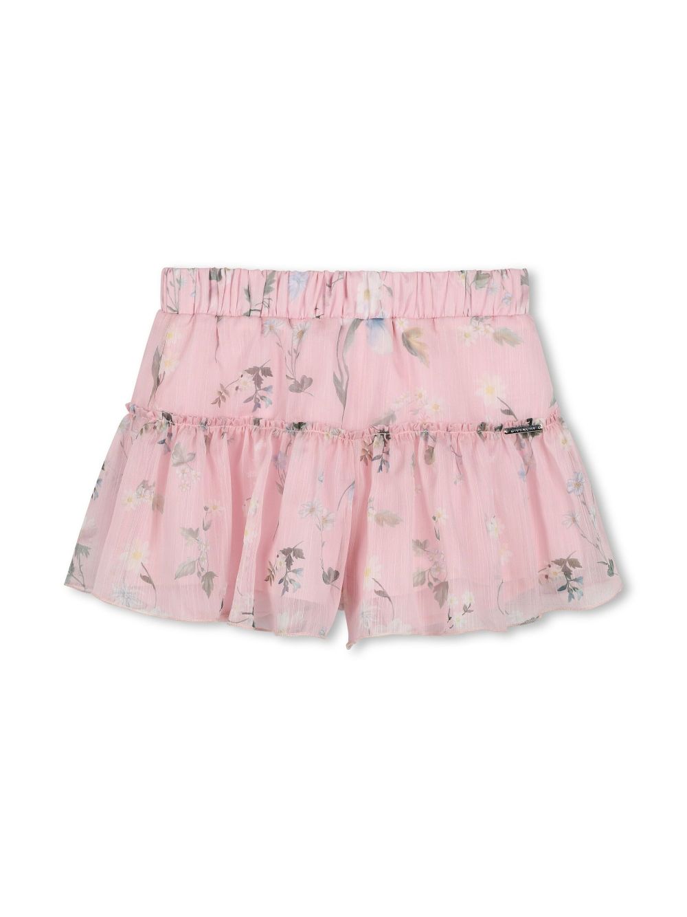 Floral-print skirt - Pink