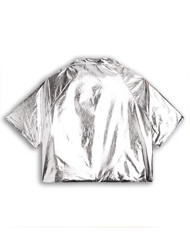 Kid Girl Jacket Silver Size 12 Cotton