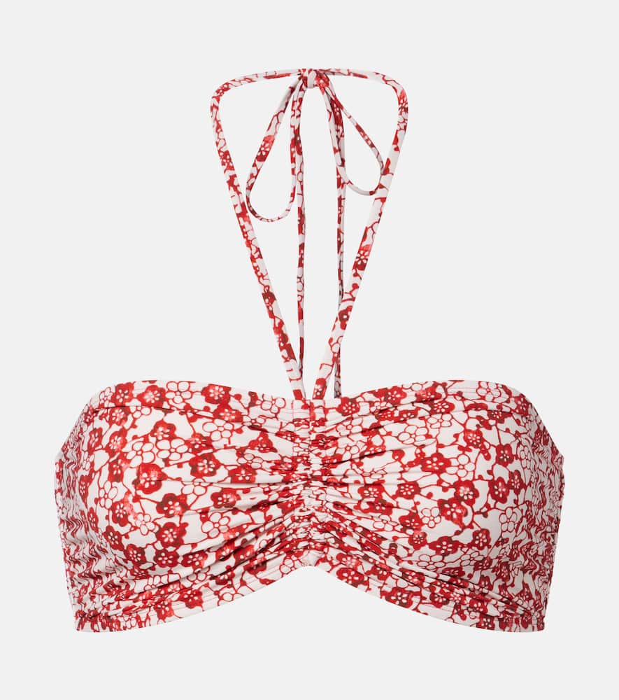 Salmage floral bikini top