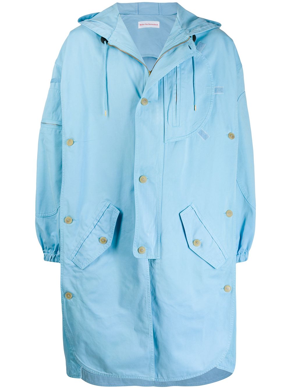 2012's Cloud Nº9 pocket patched parka - Blue