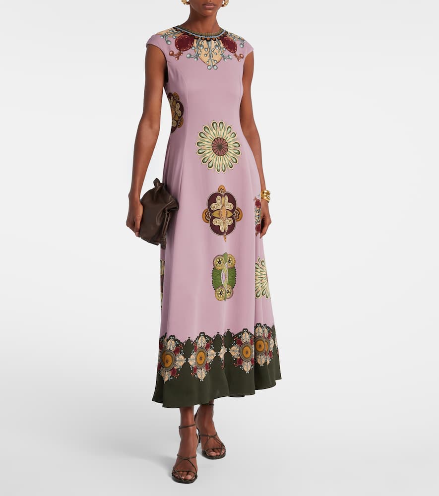 Park Ave printed maxi dress