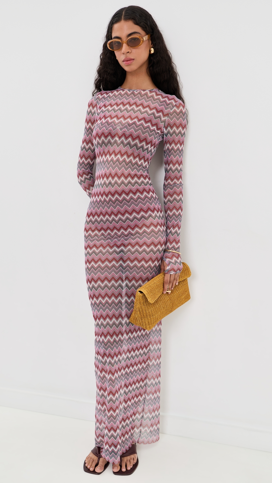 Renne Dress Bari Chevron
