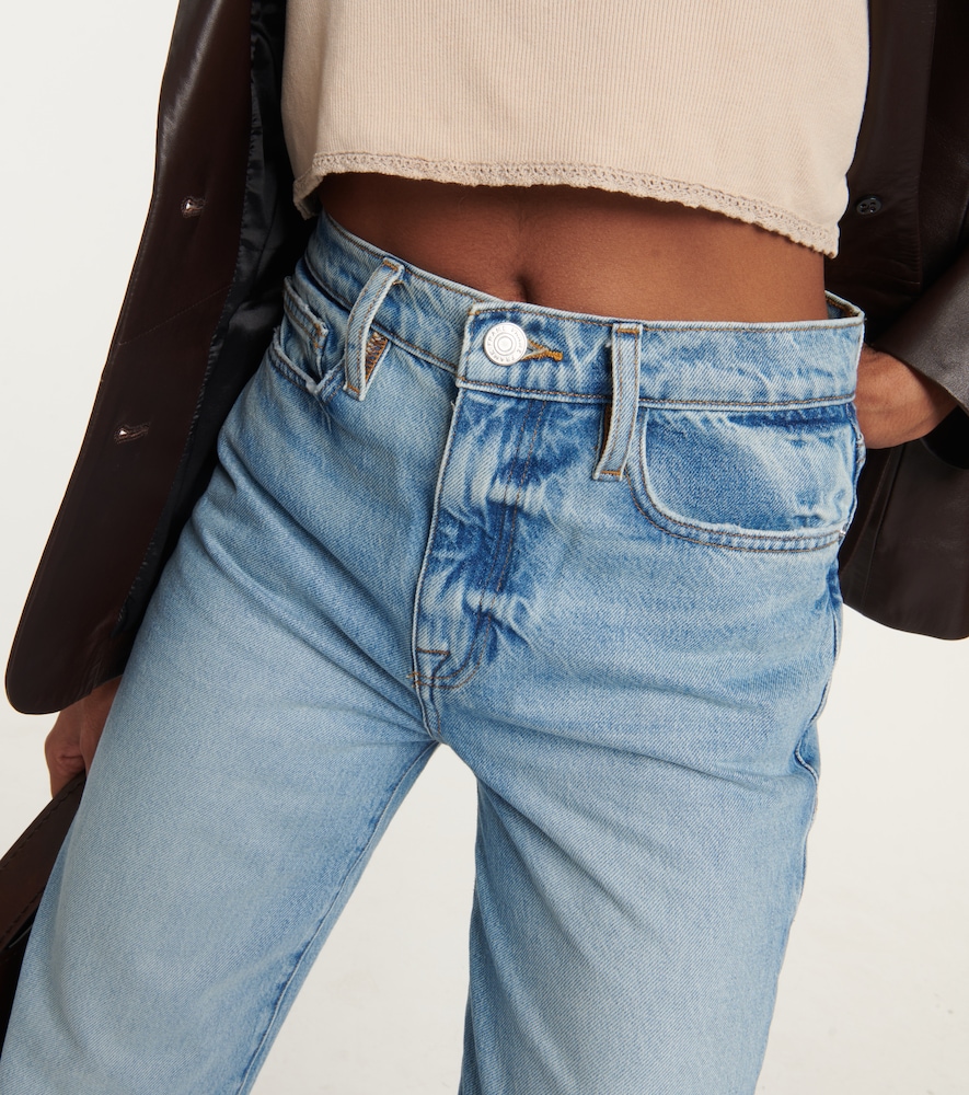 Le Jane high-rise barrel-leg jeans