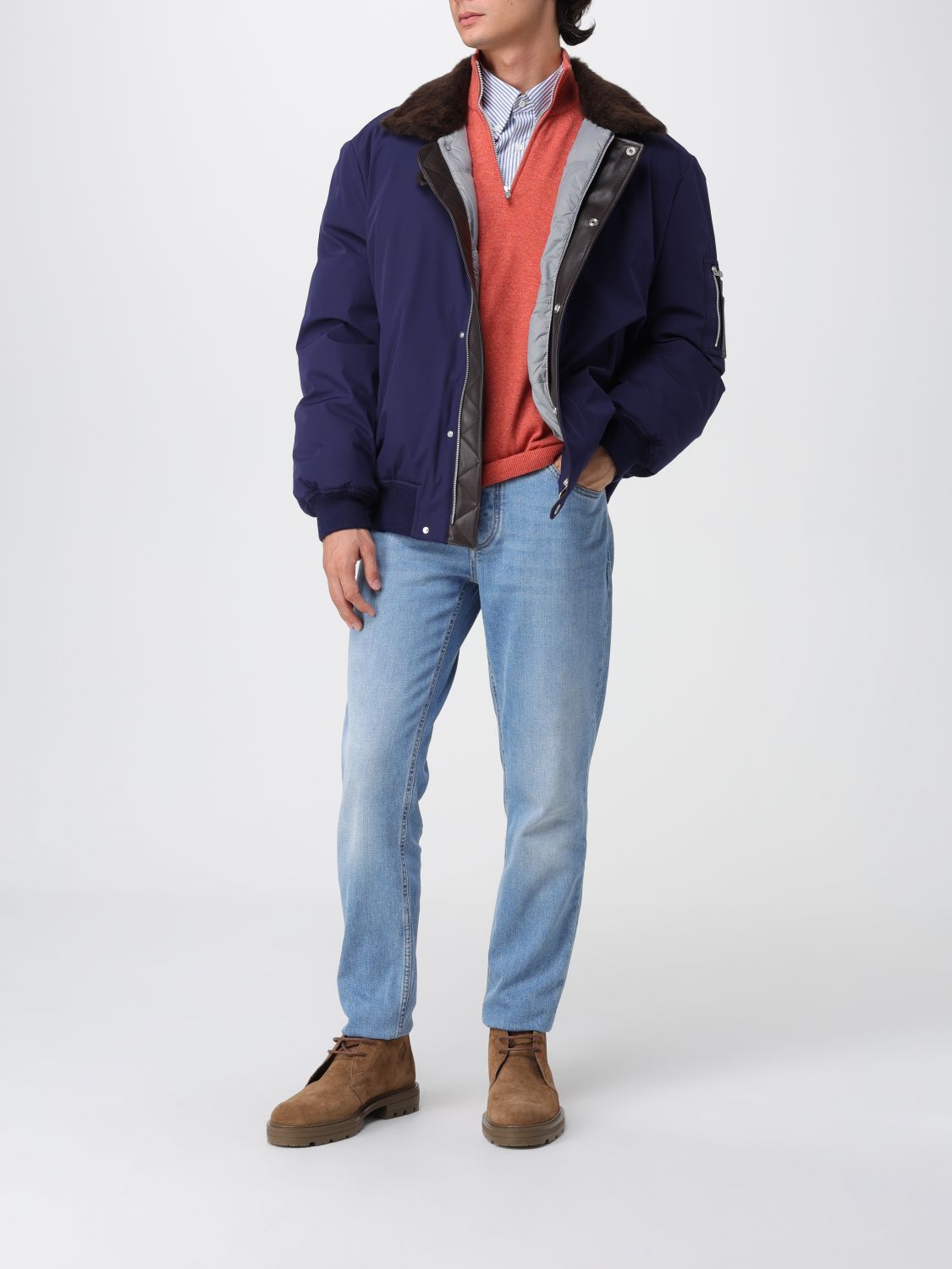 Jacket Men color Grey
